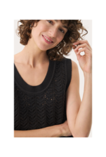 Part Two Radka Waistcoat Vest in Black by Part Two