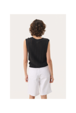 Part Two Radka Waistcoat Vest in Black by Part Two