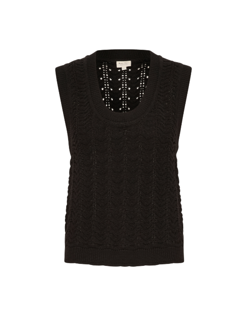 Part Two Radka Waistcoat Vest in Black by Part Two