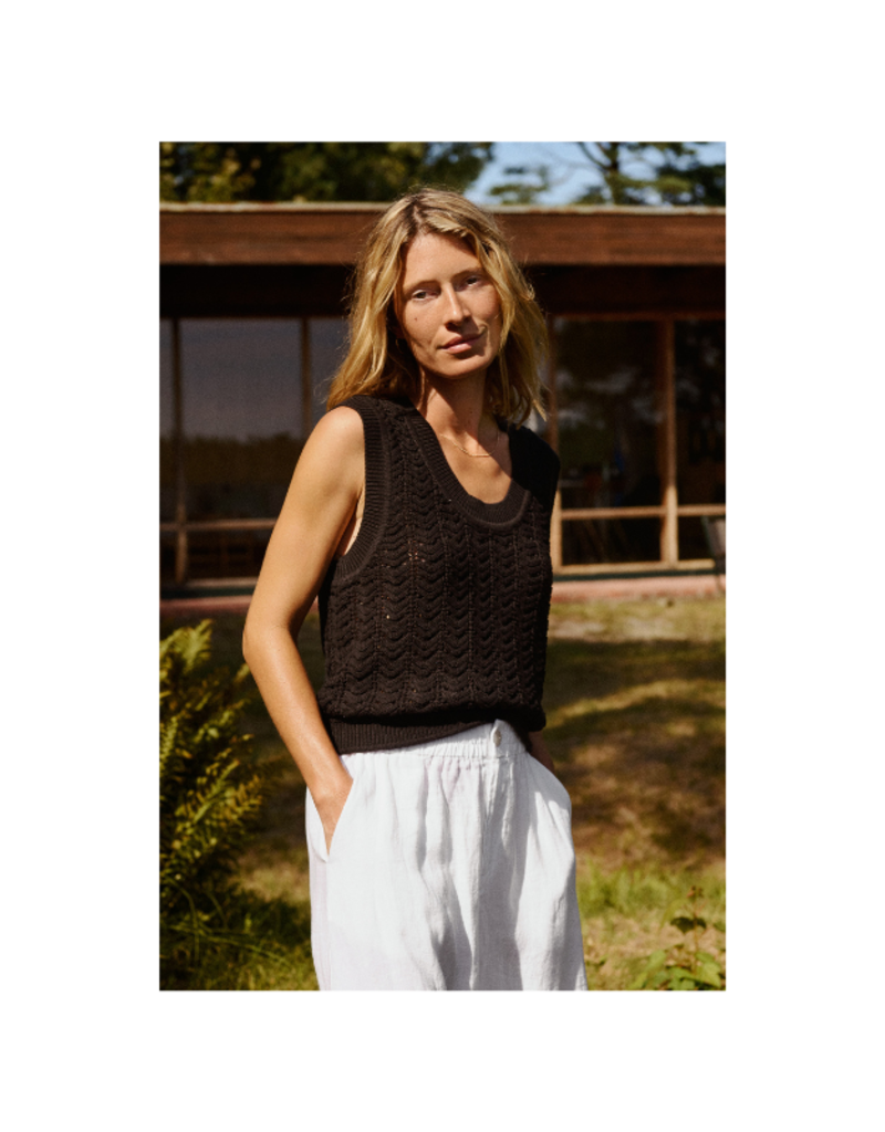 Part Two Radka Waistcoat Vest in Black by Part Two