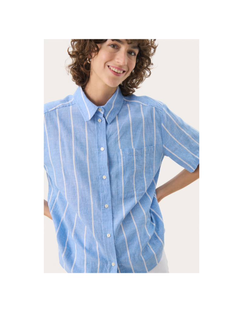 Part Two Renee Top in Marina Blue by Part Two
