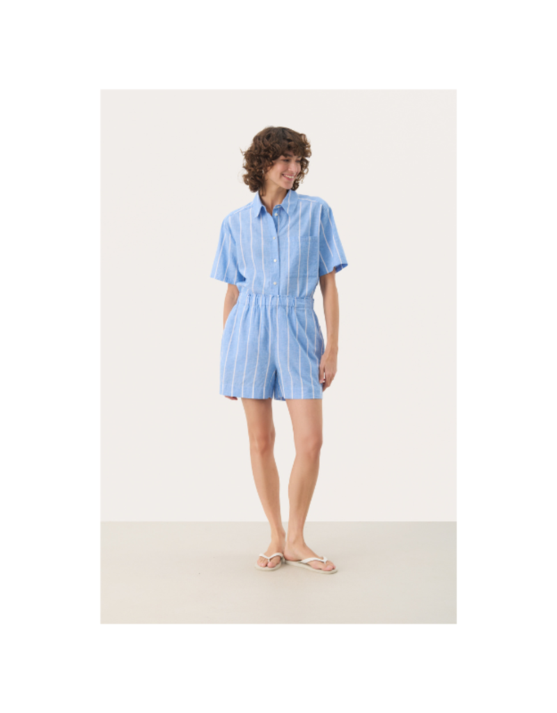 Part Two Rigge Short in Marina Blue by Part Two