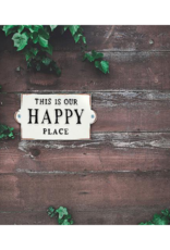 This Is Our Happy Place Cast Iron Sign