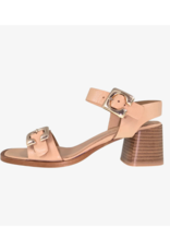 Ateliers Dina Block Heel Sandal in Beige by Ateliers
