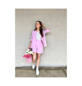 Part Two Cindie Shirt in Pink Nectar Chambray by Part Two