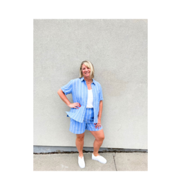 Part Two Renee Top in Marina Blue by Part Two
