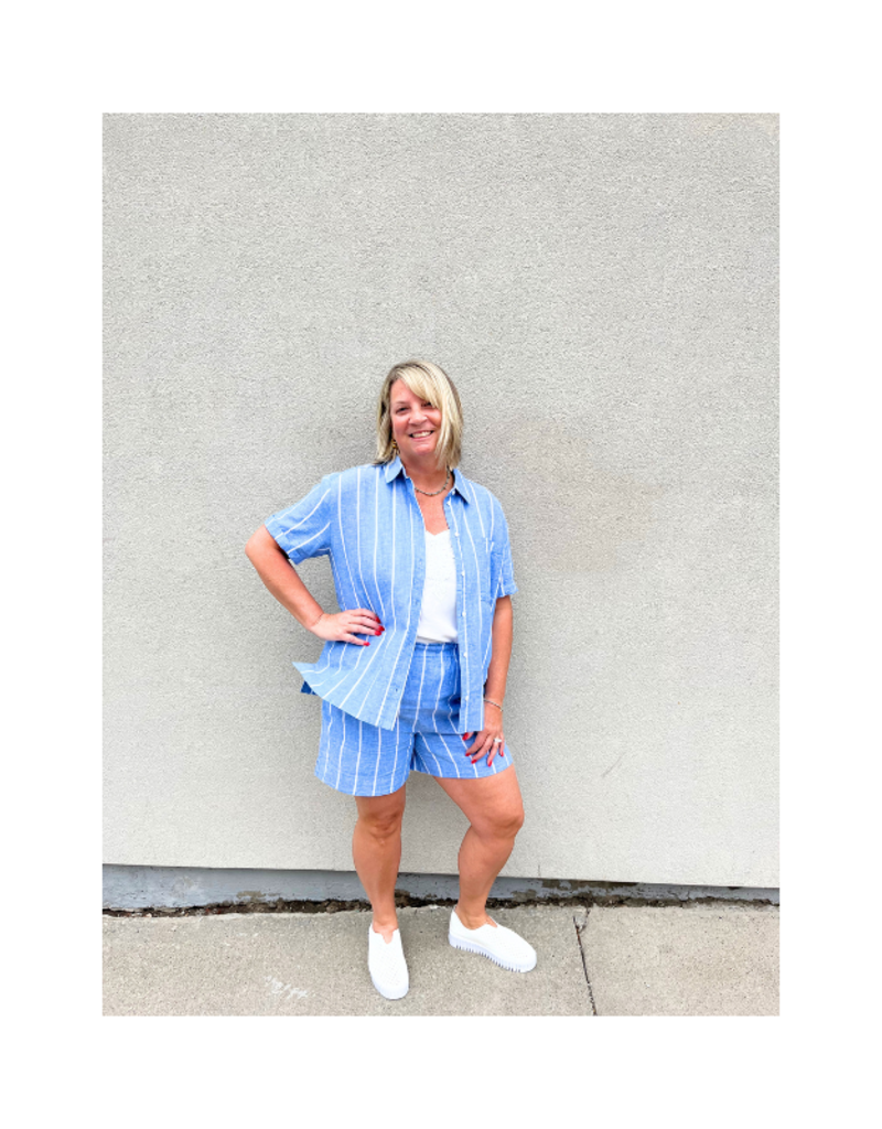 Part Two Renee Top in Marina Blue by Part Two