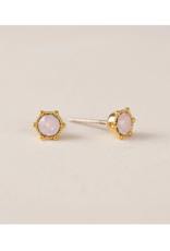 Lover's Tempo Astrid Stud Earrings Pink Opal by Lover's Tempo