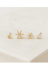 Lover's Tempo Etoile Ear Stack Earrings Gold by Lover's Tempo