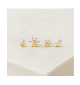 Lover's Tempo Etoile Ear Stack Earrings Gold by Lover's Tempo