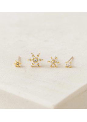Lover's Tempo Etoile Ear Stack Earrings Gold by Lover's Tempo