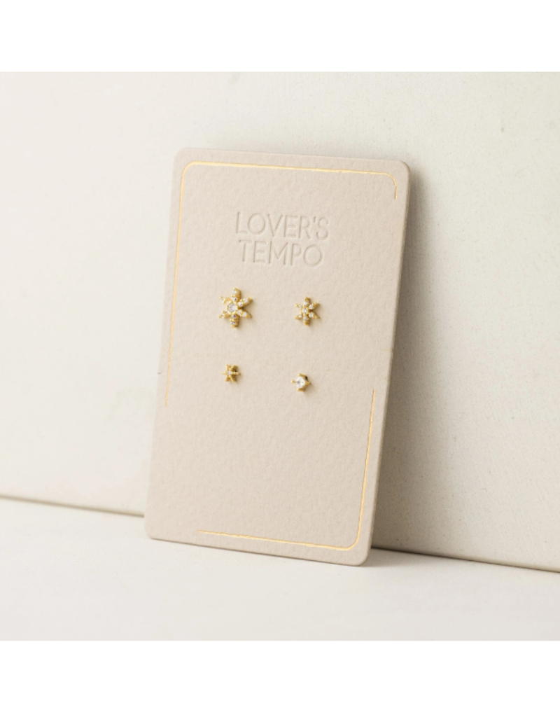 Lover's Tempo Etoile Ear Stack Earrings Gold by Lover's Tempo