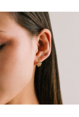 Lover's Tempo Clarice Huggie Hoop Earrings Gold by Lover's Tempo