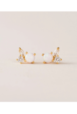 Lover's Tempo Adora Stud Earrings Opal by Lover's Tempo
