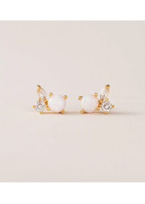 Lover's Tempo Adora Stud Earrings Opal by Lover's Tempo