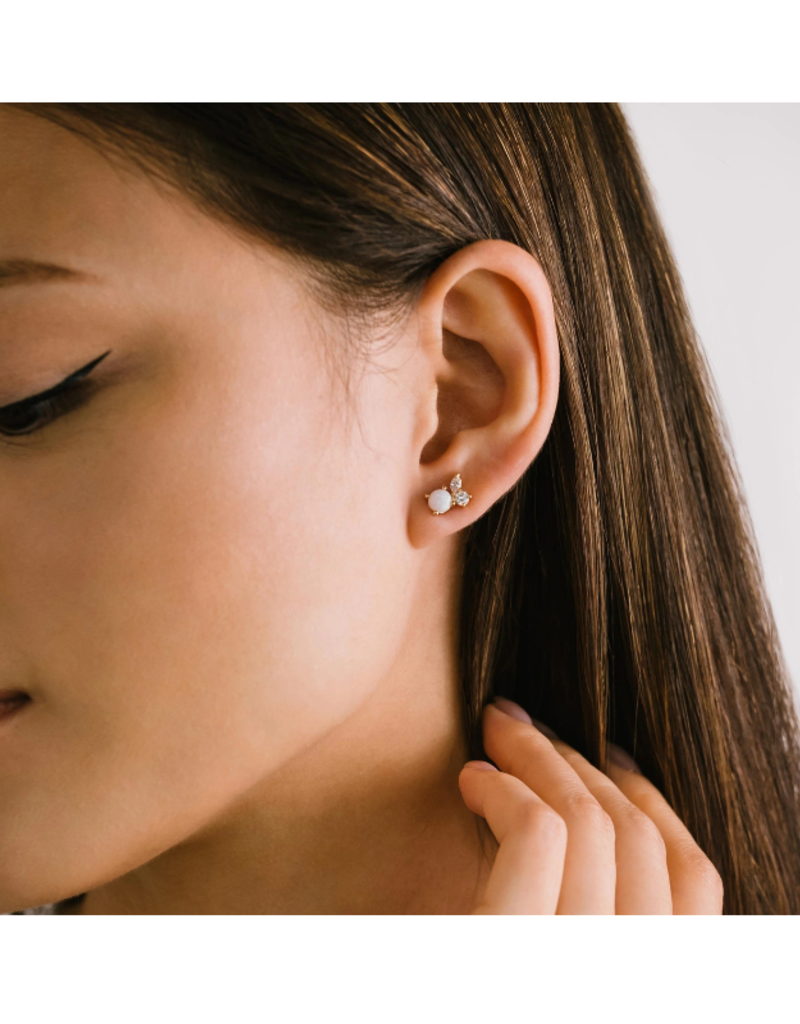 Lover's Tempo Adora Stud Earrings Opal by Lover's Tempo
