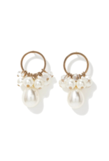 Lover's Tempo Contessa Pearl Drop Earrings Pearl by Lover's Tempo