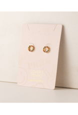 Lover's Tempo Pride Riot Rainbow Halo Stud Earrings by Lover's Tempo
