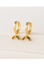 Lover's Tempo Pride Riot Drop Hoop Earrings by Lover's Tempo