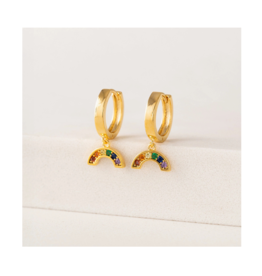 Lover's Tempo Pride Riot Drop Hoop Earrings by Lover's Tempo