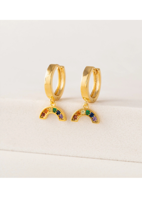 Lover's Tempo Pride Riot Drop Hoop Earrings by Lover's Tempo