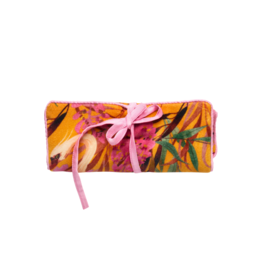 Powder Design Jewelry Roll with Oriental Crane in Ochre by Powder Design