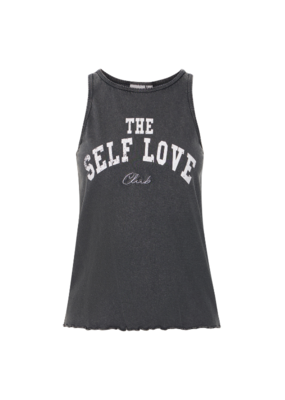ICHI Nabino Self Love Tank in Black by ICHI