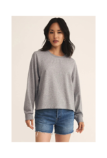Z Supply Ellis Sweatshirt in Classic Heather Grey by Z Supply