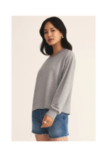 Z Supply Ellis Sweatshirt in Classic Heather Grey by Z Supply