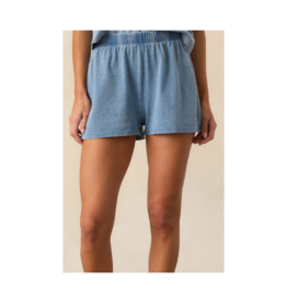Z Supply Scout Jersey Short in Medium Indigo Denim by Z Supply