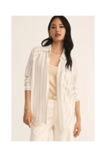 Z Supply The Perfect Linen Top in Cement by Z Supply