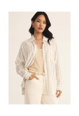 Z Supply The Perfect Linen Top in Cement by Z Supply