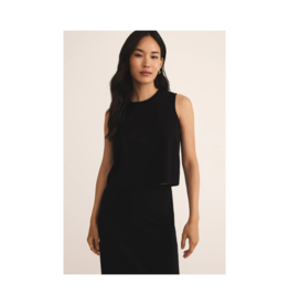 Z Supply Sloane Jersey Muscle Tank in Black by Z Supply