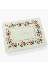 Rifle Paper Co. Rosa Best Wishes Card by Rifle Paper Co.
