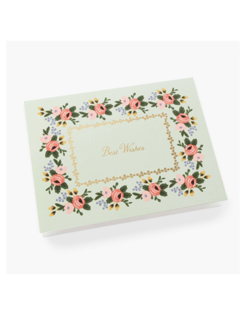 Rifle Paper Co. Rosa Best Wishes Card by Rifle Paper Co.