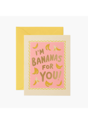 Rifle Paper Co. I'm Bananas For You Card by Rifle Paper Co.