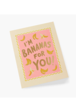 Rifle Paper Co. I'm Bananas For You Card by Rifle Paper Co.