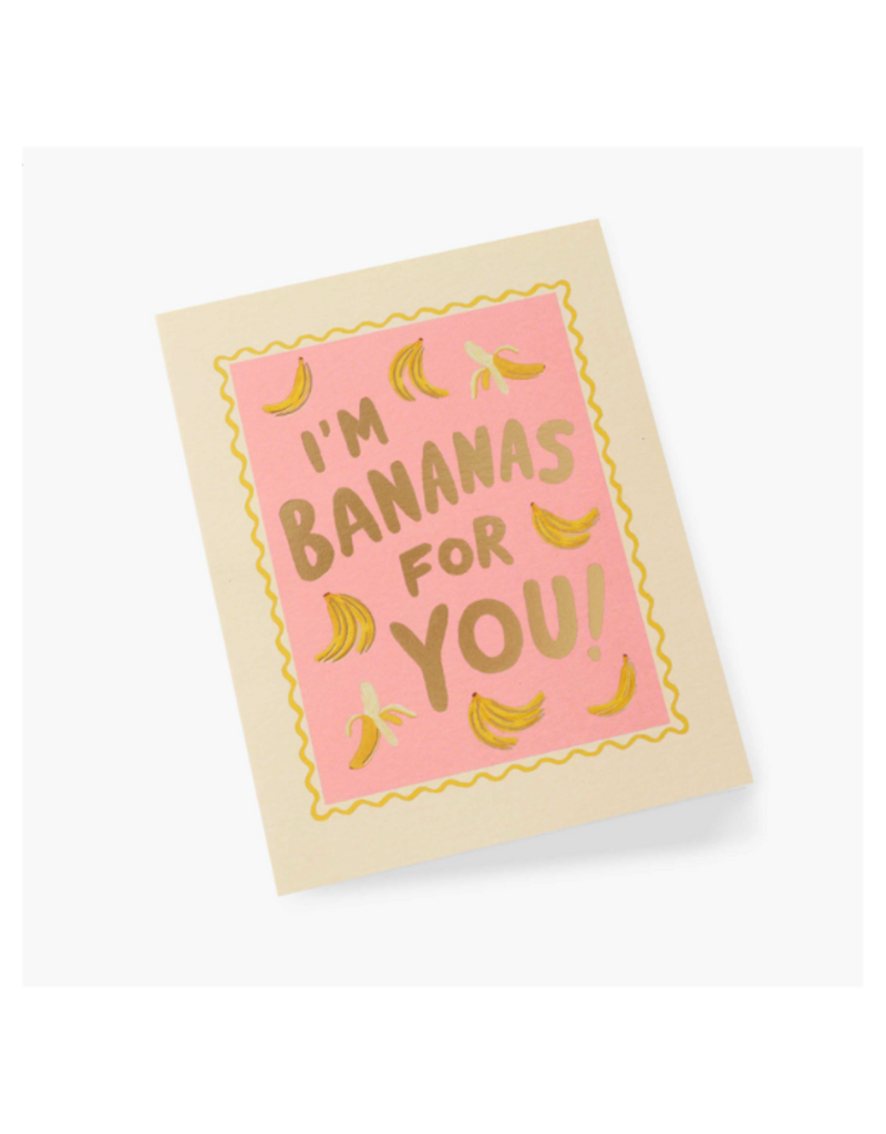 Rifle Paper Co. I'm Bananas For You Card by Rifle Paper Co.