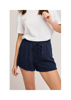 Gentle Fawn Suki Shorts in Navy by Gentle Fawn