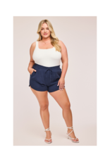 Gentle Fawn Suki Shorts in Navy by Gentle Fawn