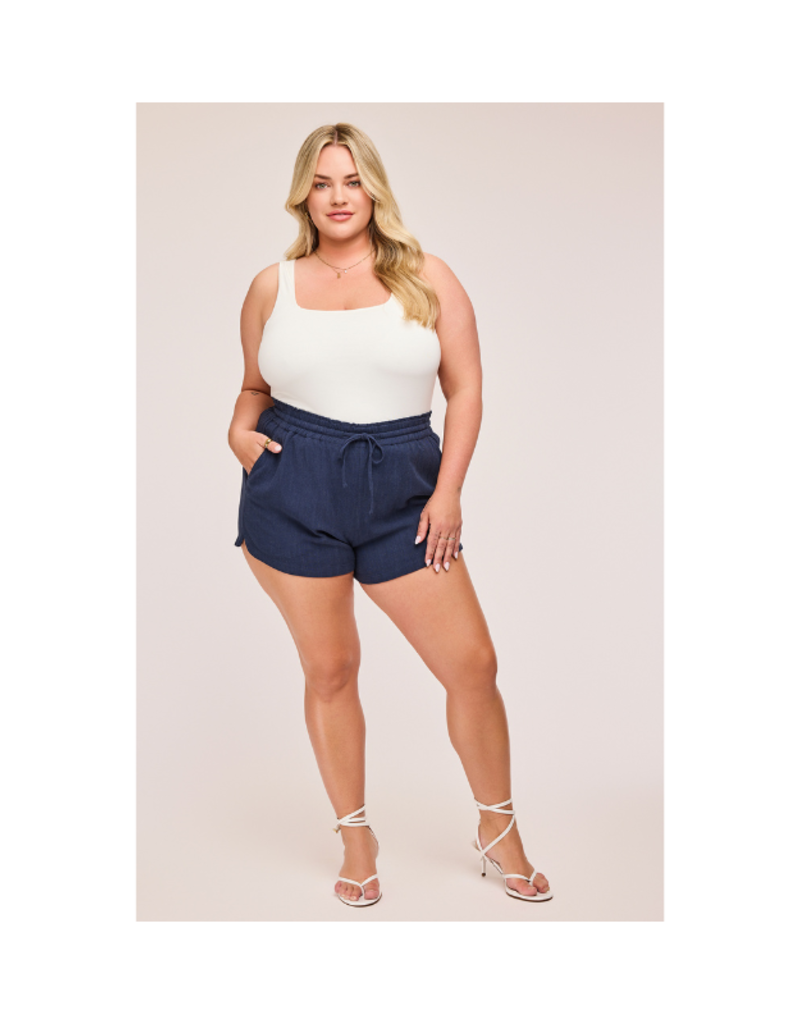 Gentle Fawn Suki Shorts in Navy by Gentle Fawn