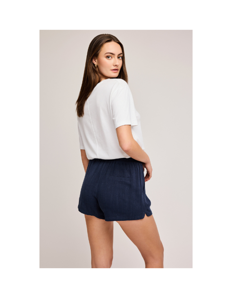 Gentle Fawn Suki Shorts in Navy by Gentle Fawn