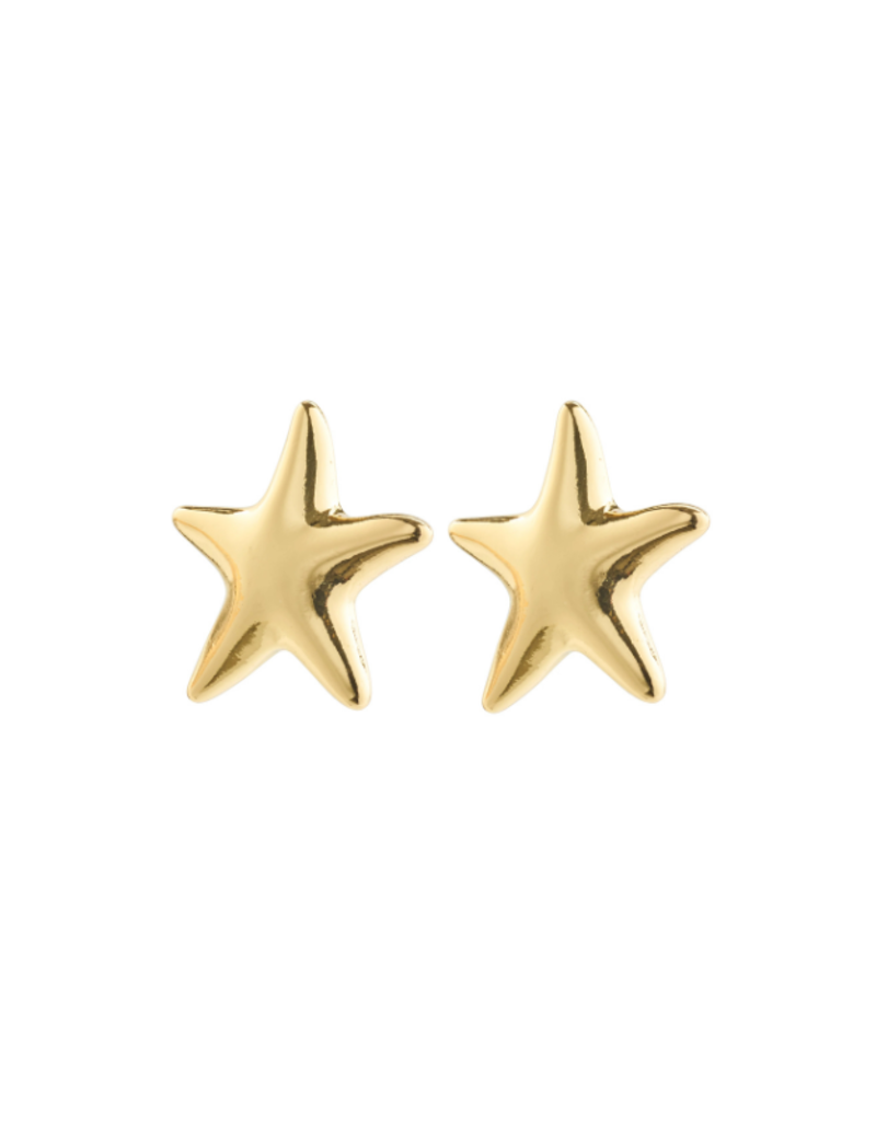 PILGRIM Force Earrings in Gold by Pilgrim