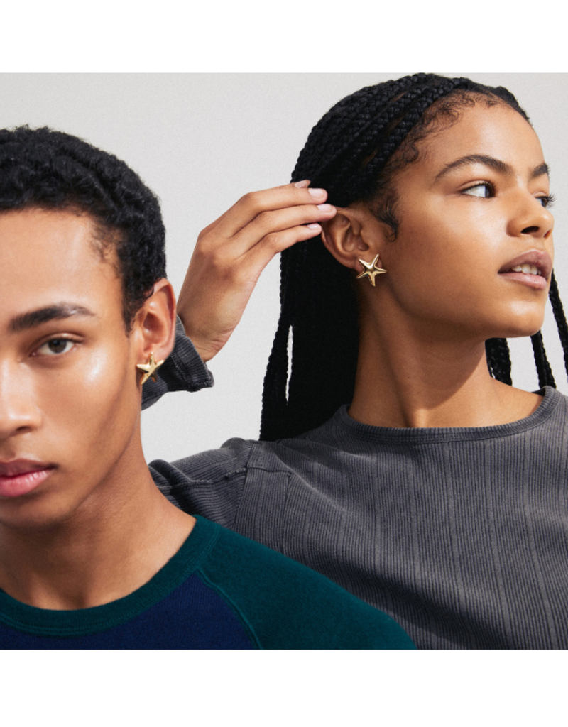 PILGRIM Force Earrings in Gold by Pilgrim