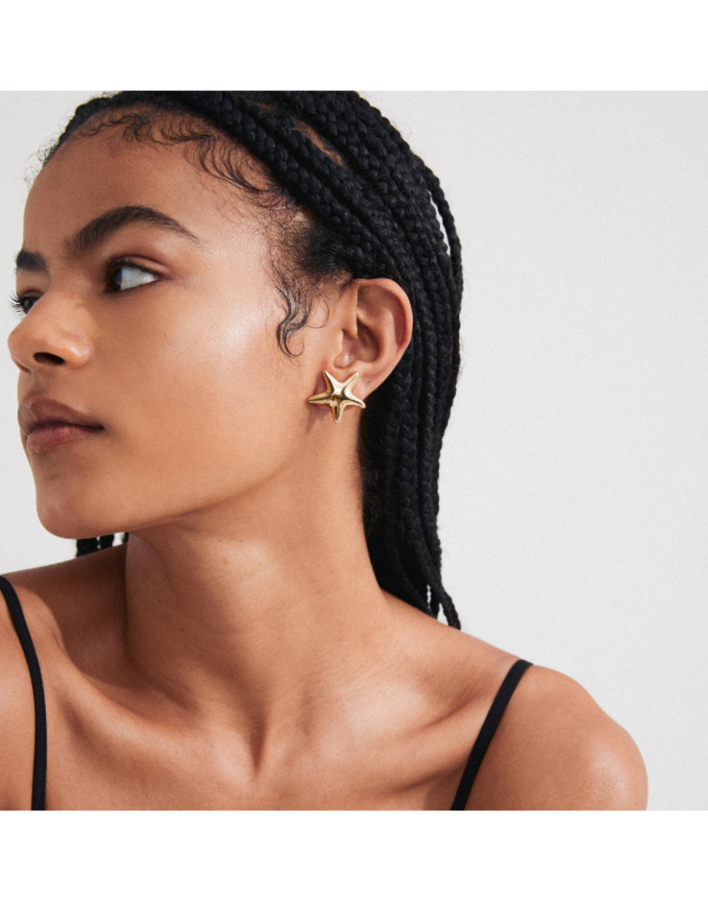 PILGRIM Force Earrings in Gold by Pilgrim