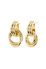 PILGRIM Agni Earrings in Gold by Pilgrim