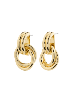 PILGRIM Agni Earrings in Gold by Pilgrim