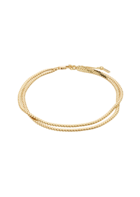 PILGRIM Jelona Anklet in Gold by Pilgrim