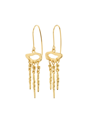 PILGRIM Breeze Earrings in Gold by Pilgrim