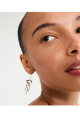 PILGRIM Breeze Earrings in Gold by Pilgrim